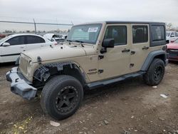 Jeep Wrangler salvage cars for sale: 2016 Jeep Wrangler Unlimited Sport