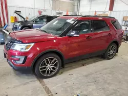 Vehiculos salvage en venta de Copart Mcfarland, WI: 2017 Ford Explorer Sport