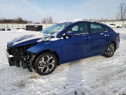 Salvage cars for sale at Columbia Station, OH auction: 2021 KIA Forte FE