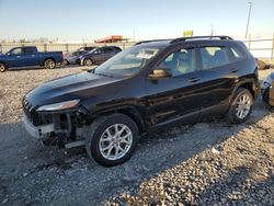 Salvage cars for sale at Cahokia Heights, IL auction: 2016 Jeep Cherokee Sport