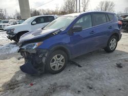 Salvage cars for sale at Wayland, MI auction: 2014 Toyota Rav4 LE