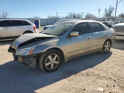 Salvage cars for sale at Oklahoma City, OK auction: 2004 Honda Accord EX