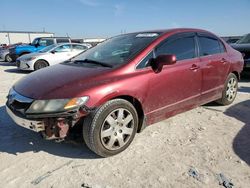 Salvage cars for sale at Haslet, TX auction: 2010 Honda Civic LX