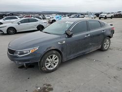 Salvage cars for sale at Grand Prairie, TX auction: 2017 KIA Optima LX