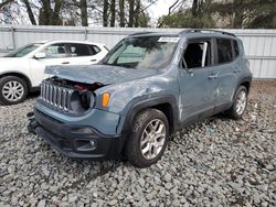 Salvage cars for sale at Windsor, NJ auction: 2018 Jeep Renegade Latitude