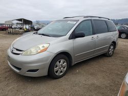 Salvage cars for sale at San Martin, CA auction: 2006 Toyota Sienna CE