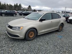 Salvage cars for sale at Elmsdale, NS auction: 2012 Volkswagen Jetta Base