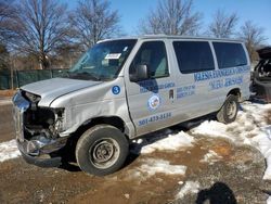 Salvage cars for sale at Laurel, MD auction: 2012 Ford Econoline E350 Super Duty Wagon