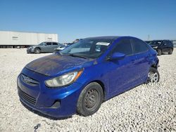 Salvage cars for sale at Taylor, TX auction: 2014 Hyundai Accent GLS