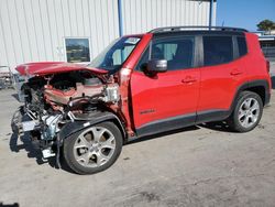 Salvage cars for sale at Tulsa, OK auction: 2020 Jeep Renegade Limited