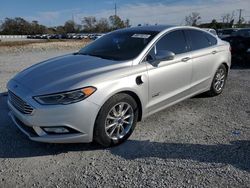 Salvage cars for sale at Riverview, FL auction: 2017 Ford Fusion Titanium Phev