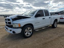 Salvage cars for sale from Copart San Antonio, TX: 2004 Dodge RAM 1500 ST