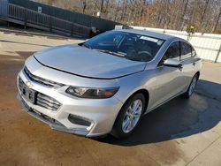 Chevrolet salvage cars for sale: 2016 Chevrolet Malibu LT