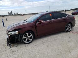 Salvage cars for sale from Copart New Braunfels, TX: 2015 Ford Fusion SE