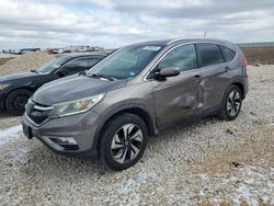 Salvage cars for sale at Taylor, TX auction: 2015 Honda CR-V Touring