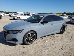 Honda Accord salvage cars for sale: 2022 Honda Accord Sport