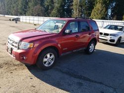 Salvage cars for sale at Arlington, WA auction: 2008 Ford Escape XLT