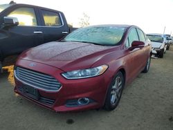 Ford salvage cars for sale: 2015 Ford Fusion SE