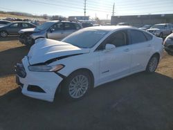 Salvage cars for sale at Colorado Springs, CO auction: 2016 Ford Fusion SE Hybrid