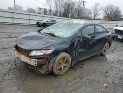 Salvage cars for sale at Gastonia, NC auction: 2015 Honda Civic SE