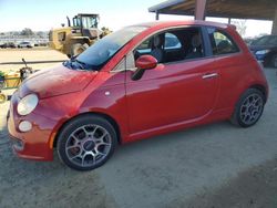 Salvage cars for sale at American Canyon, CA auction: 2012 Fiat 500 Sport