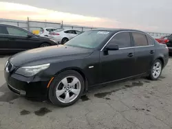 Salvage cars for sale at Fresno, CA auction: 2008 BMW 528 I