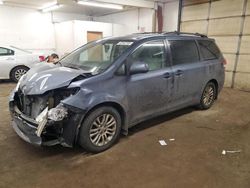 Salvage cars for sale at Ham Lake, MN auction: 2014 Toyota Sienna XLE