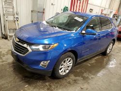 Salvage cars for sale from Copart Mcfarland, WI: 2019 Chevrolet Equinox LT