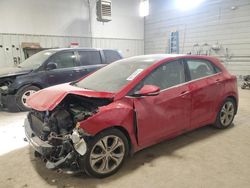 Salvage cars for sale at Des Moines, IA auction: 2013 Hyundai Elantra GT