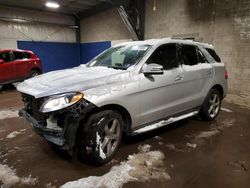 Salvage cars for sale at Chalfont, PA auction: 2016 Mercedes-Benz GLE 350 4matic