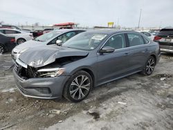 Volkswagen salvage cars for sale: 2021 Volkswagen Passat SE