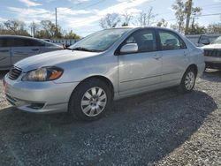 Salvage cars for sale at Riverview, FL auction: 2005 Toyota Corolla CE