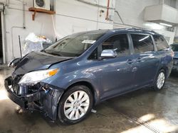 Salvage cars for sale at Littleton, CO auction: 2014 Toyota Sienna XLE