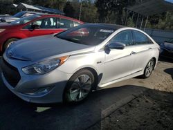 Salvage cars for sale at Savannah, GA auction: 2015 Hyundai Sonata Hybrid