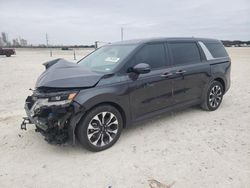 Salvage cars for sale at New Braunfels, TX auction: 2024 KIA Carnival EX