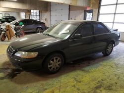 Salvage cars for sale at Indianapolis, IN auction: 2002 Honda Accord SE