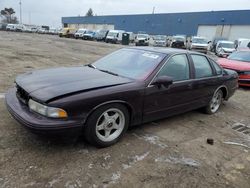 Chevrolet Caprice salvage cars for sale: 1996 Chevrolet Caprice / Impala Classic SS