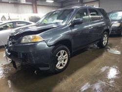 Salvage cars for sale from Copart Elgin, IL: 2004 Acura MDX Touring