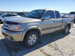 Salvage cars for sale at Grand Prairie, TX auction: 2005 Toyota Tundra Access Cab SR5