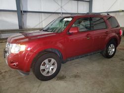 Salvage cars for sale from Copart Graham, WA: 2012 Ford Escape Limited