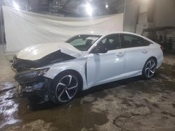 Salvage cars for sale at North Billerica, MA auction: 2022 Honda Accord Sport