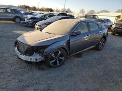 Honda salvage cars for sale: 2018 Honda Civic Touring