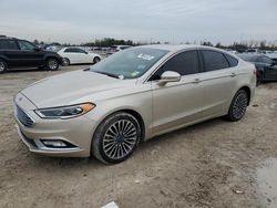 Buy Salvage Cars For Sale now at auction: 2018 Ford Fusion TITANIUM/PLATINUM