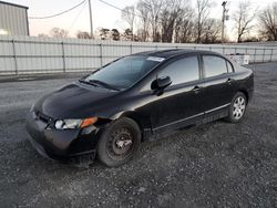 Salvage cars for sale at Gastonia, NC auction: 2008 Honda Civic LX