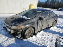 Honda Civic Vehiculos salvage en venta: 2012 Honda Civic LX