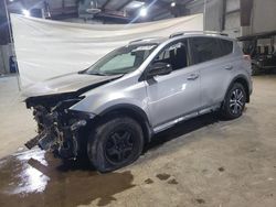 Salvage cars for sale at North Billerica, MA auction: 2017 Toyota Rav4 LE