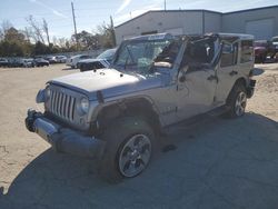 Salvage cars for sale at Savannah, GA auction: 2016 Jeep Wrangler Unlimited Sahara