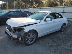 Mercedes-Benz salvage cars for sale: 2018 Mercedes-Benz C300