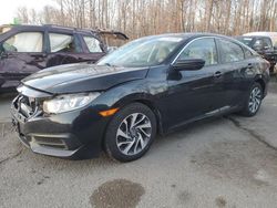 Salvage cars for sale at East Granby, CT auction: 2016 Honda Civic EX