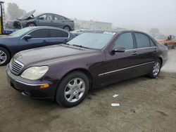 Salvage cars for sale at Martinez, CA auction: 2001 Mercedes-Benz S 430